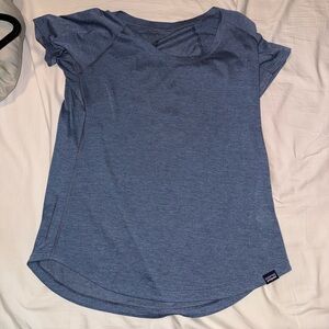 blue patagonia soft shirt